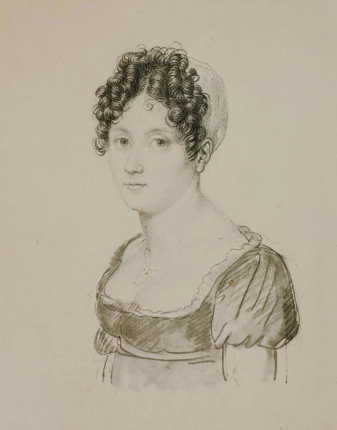 Jean - Baptiste Wicar, Ritratto di Eugénie, Marguerite, Honorée Charen, Museo Napoleonico, Roma